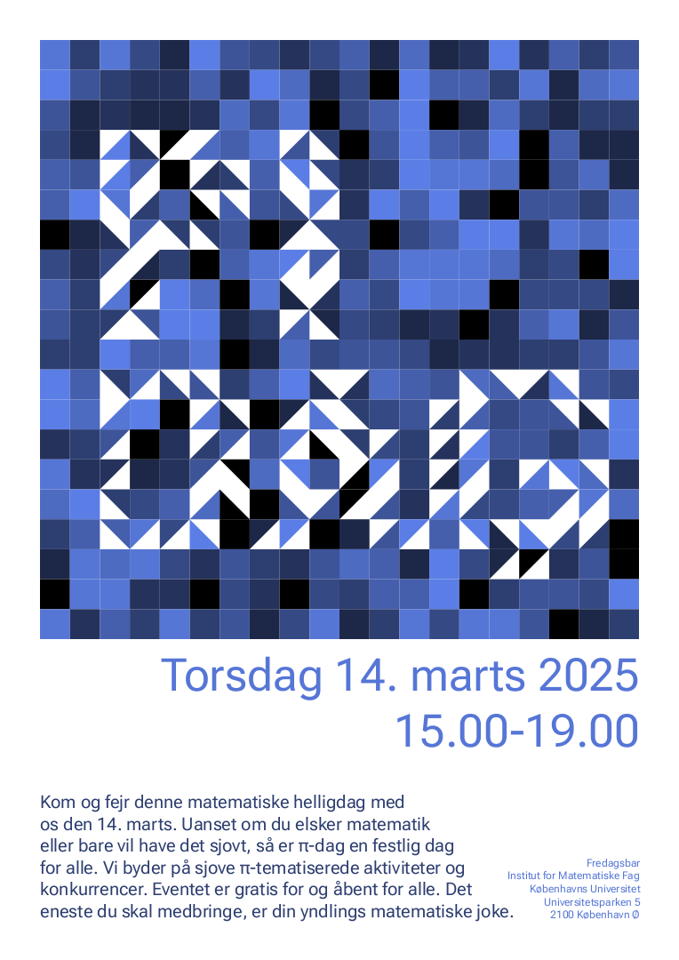 Poster generator for Pi Day